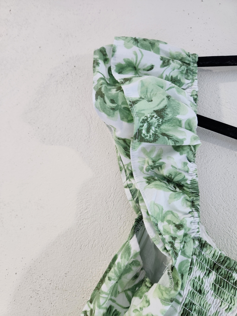 Abercrombie & Fitch Green Floral Tiered Maxi Dress - Picture 8 of 11